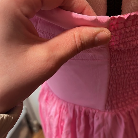 Amanda Uprichard Hot Pink Gisele Midi Dress - Picture 16 of 17